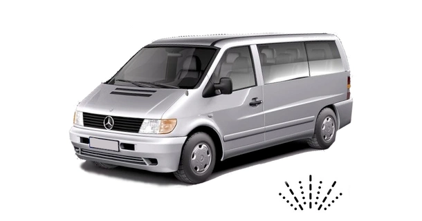 Mercedes V [W638] (1995-2003) з форсункою